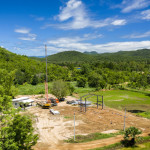 The first beams have been put in place Raising Farm Farang